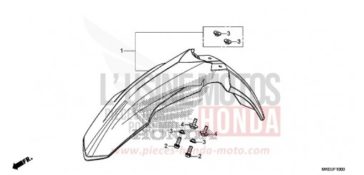AILE AVANT CRF450LL de 2020